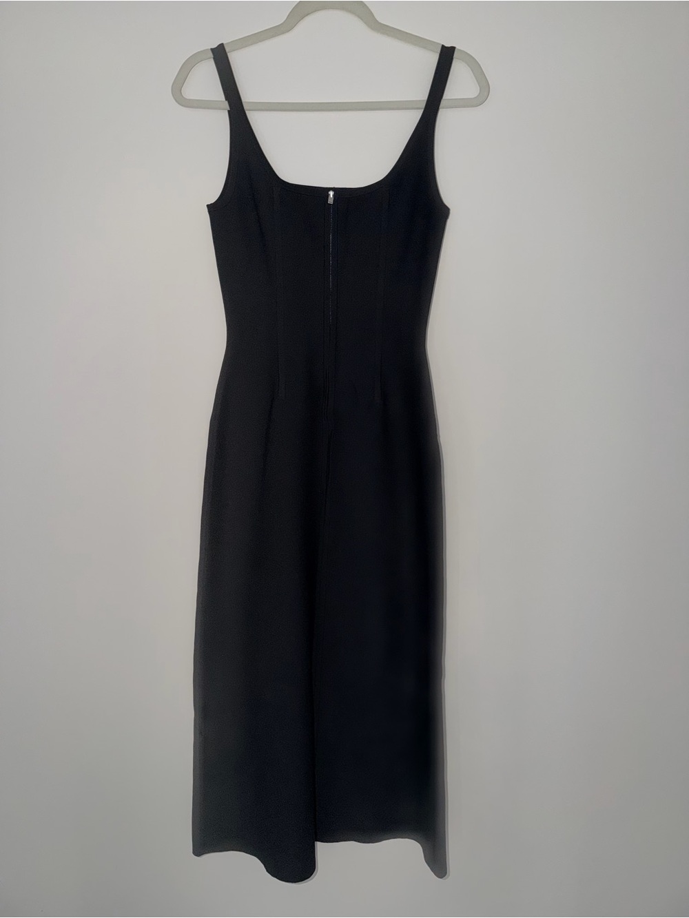 COS CORSET-STYLE A-LINE DRESS xs old money drop waist Carolyn Bessette Kennedy - Picture 9 of 11